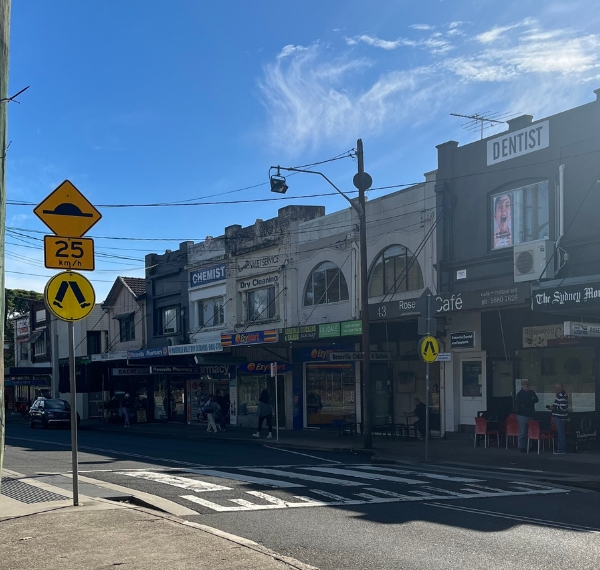 Commercial buildings in Roseville, NSW